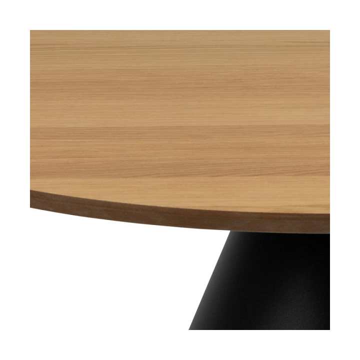 Stolik Soli 85cm dąb/czarny - ACTONA