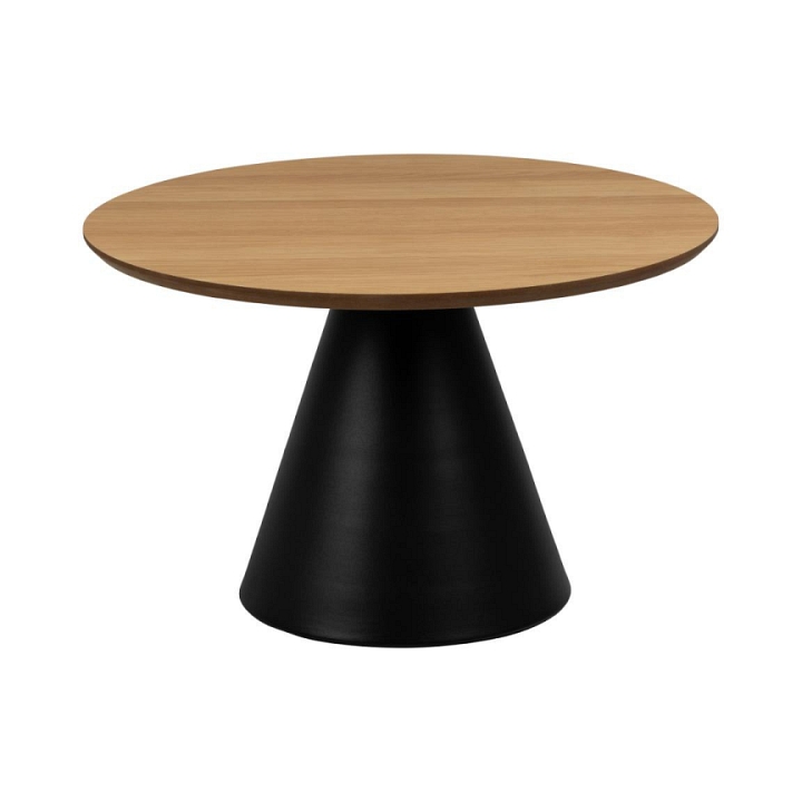 Stolik Soli 65cm dąb/czarny - ACTONA