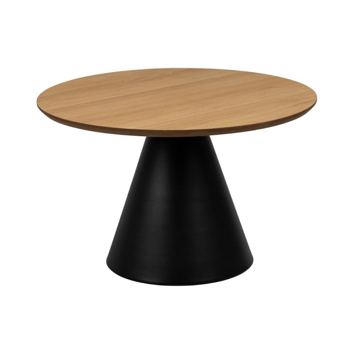 Stolik Soli 65cm dąb/czarny - ACTONA