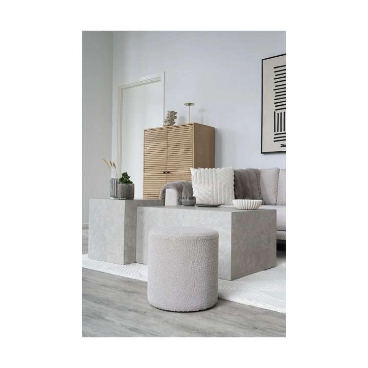 Pufa Ejby bouncle beżowa - House Nordic