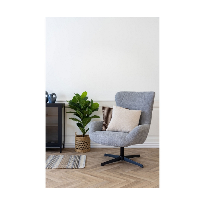 Fotel Bescia szary z funkcją auto return - House Nordic