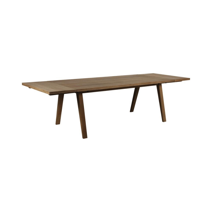 Zestaw 2 dodatkowych blatów A-Line do stołu 200x95cm dąb dymiony - ACTONA