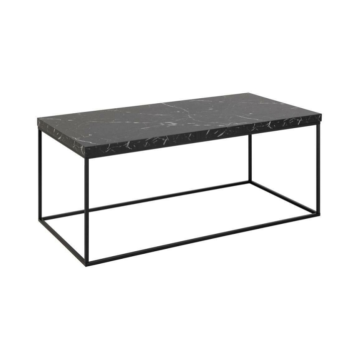Stolik Barossa 110x55cm czarny marmur - ACTONA