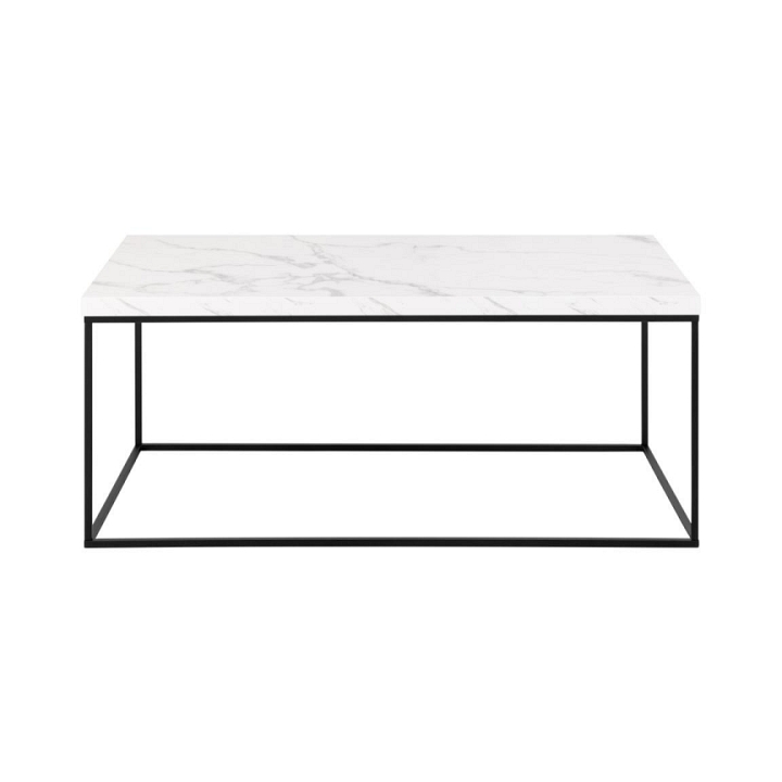 Stolik Barossa 110x55cm biały marmur - ACTONA
