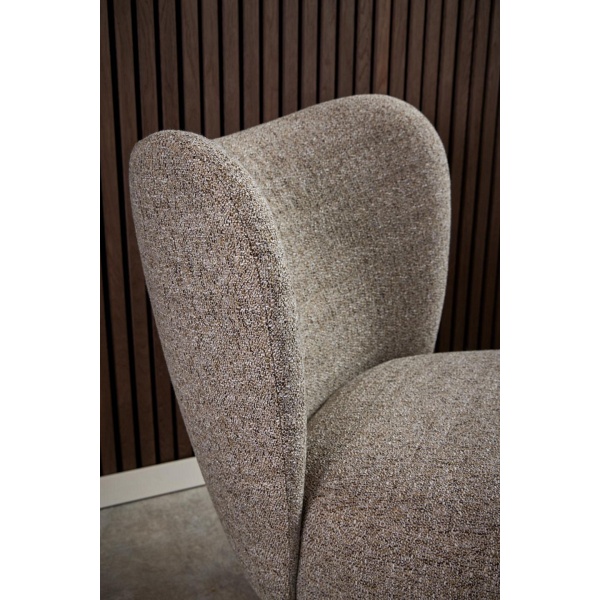 Fotel Elmont mocca/ czarny ( Rozmiar: uniwersalny )