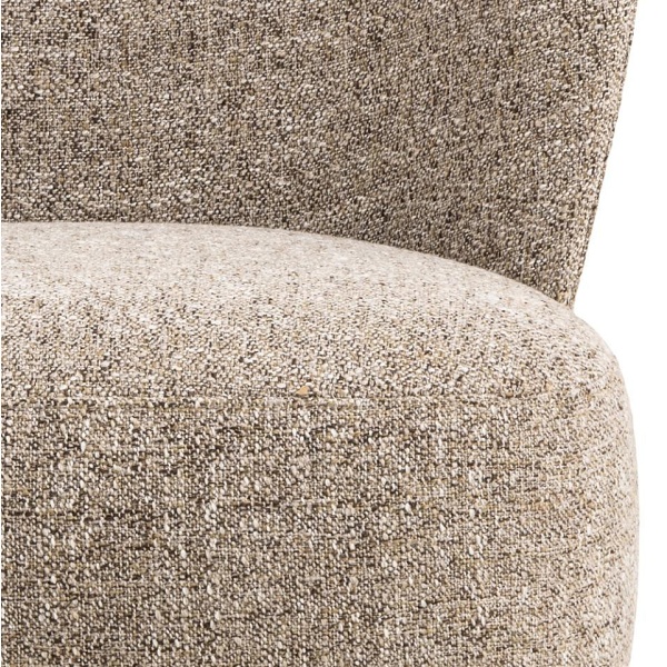 Fotel Elmont mocca/ czarny ( Rozmiar: uniwersalny )