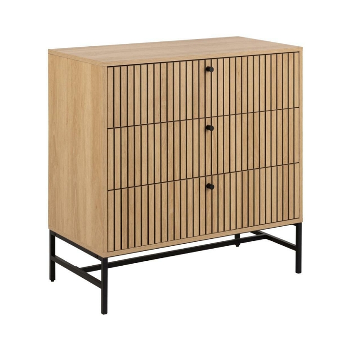 Komoda Albany 3 szuflady dąb naturalny - ACTONA