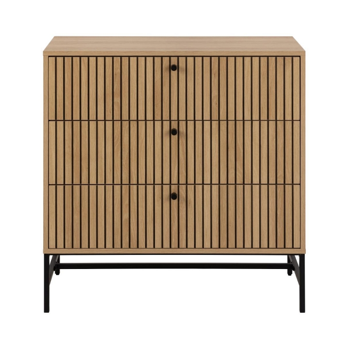 Komoda Albany 3 szuflady dąb naturalny - ACTONA