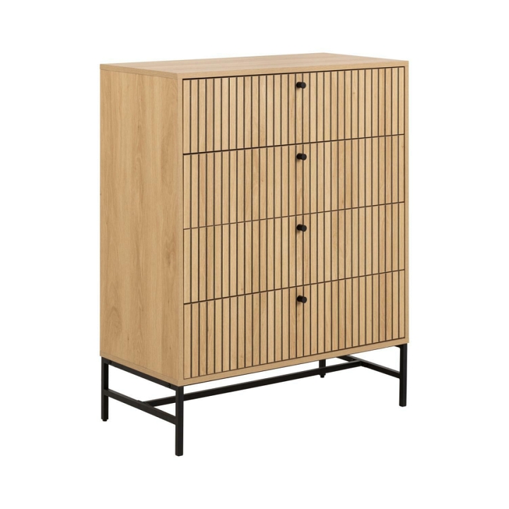 Komoda Albany 4 szuflady dąb naturalny - ACTONA