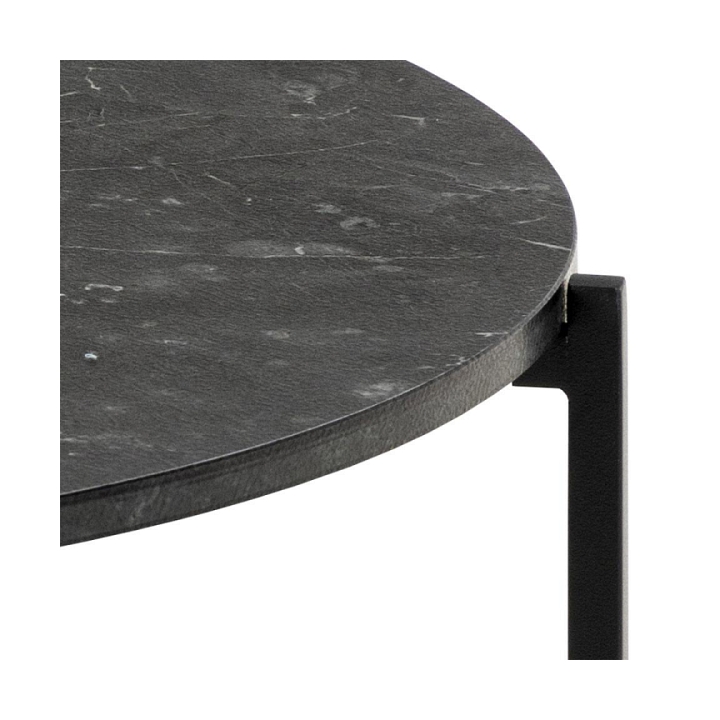 Stolik kawowy Lamoine 70cm czarny - ACTONA