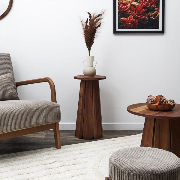 Stolik boczny Will 30cm orzech ( Rozmiar: uniwersalny )