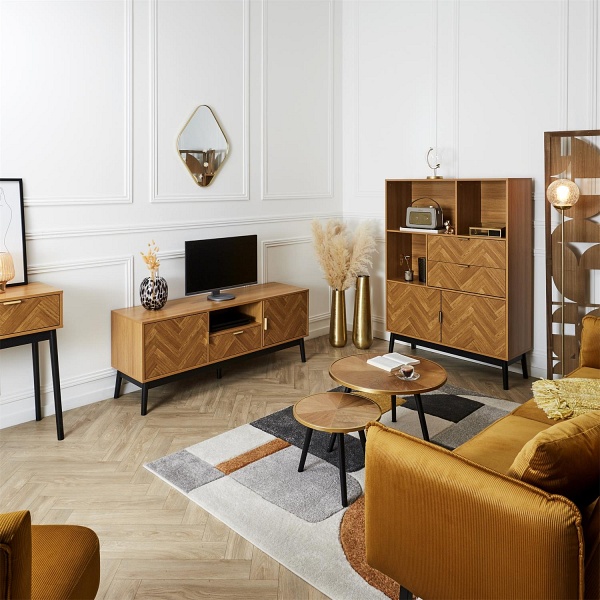 Regał Felix jodełka naturalny ( Rozmiar: uniwersalny )