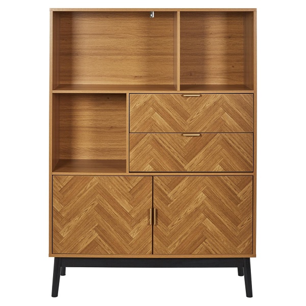 Regał Felix jodełka naturalny ( Rozmiar: uniwersalny )