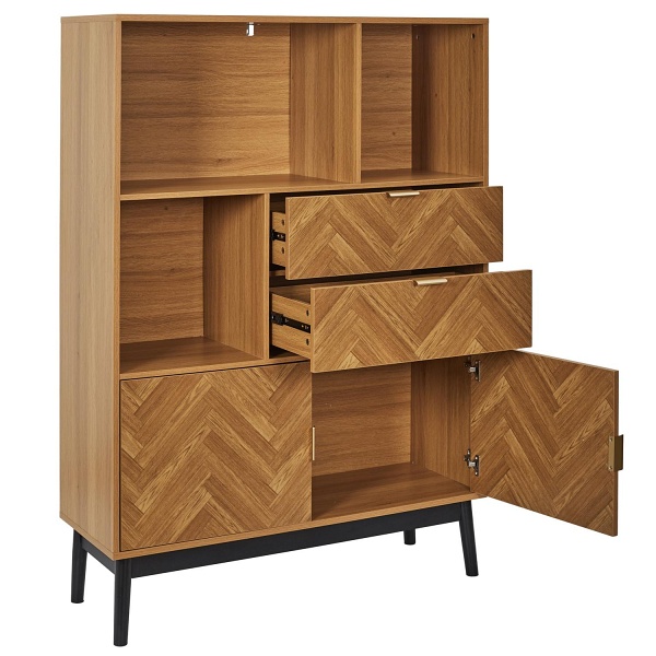 Regał Felix jodełka naturalny ( Rozmiar: uniwersalny )