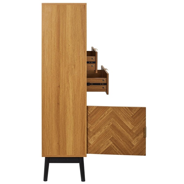 Regał Felix jodełka naturalny ( Rozmiar: uniwersalny )