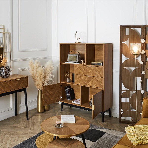 Regał Felix jodełka naturalny ( Rozmiar: uniwersalny )