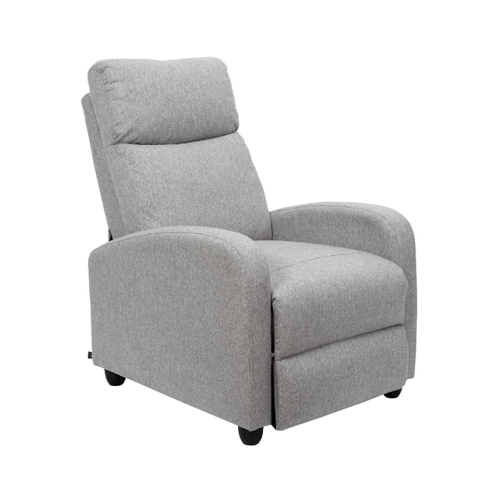 Fotel rozkładany Recliner Dream szary - Intesi