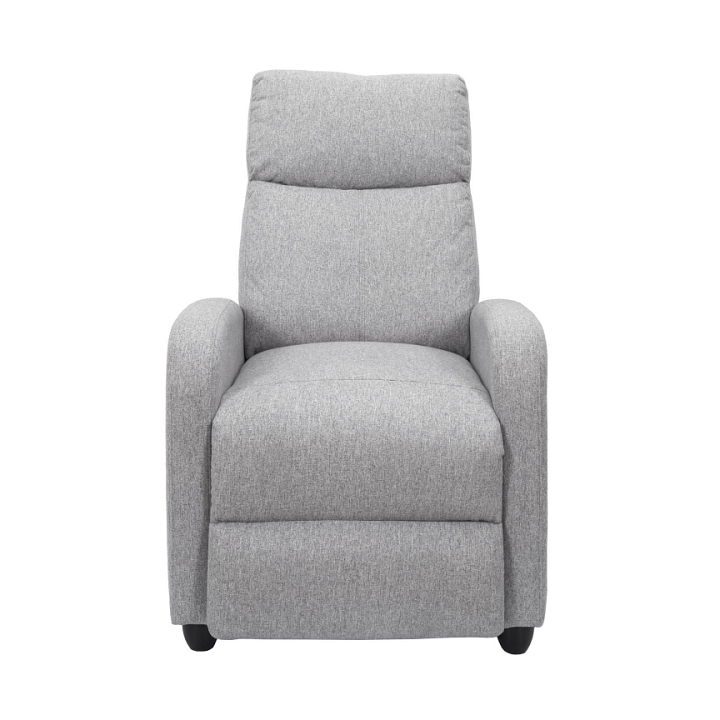 Fotel rozkładany Recliner Dream szary - Intesi