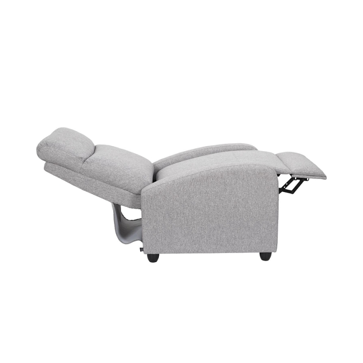 Fotel rozkładany Recliner Dream szary - Intesi