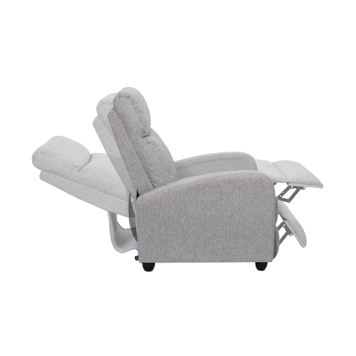 Fotel rozkładany Recliner Dream szary - Intesi