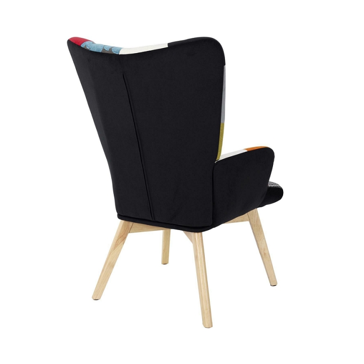 Fotel uszak Helsinki multikolor patchwork - Intesi