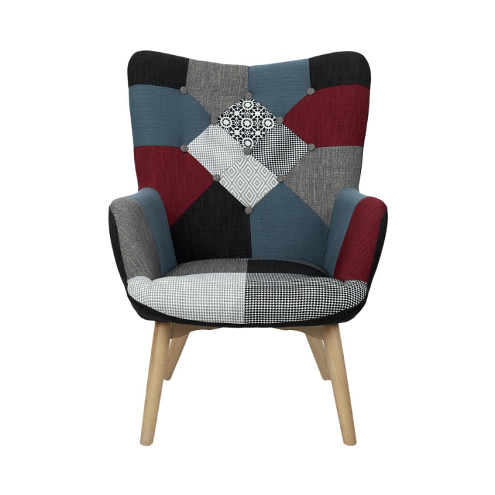 Fotel Uszak szeroki patchwork - Intesi