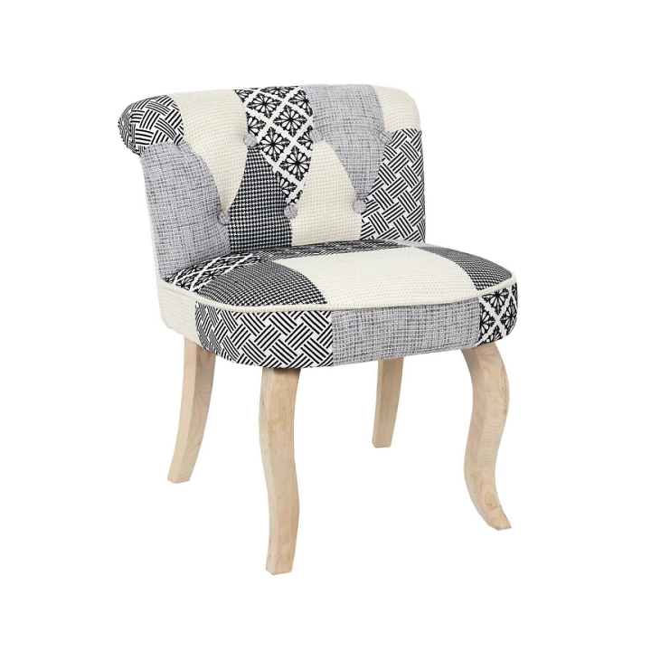 Krzesło Eleonora szara patchwork - Intesi