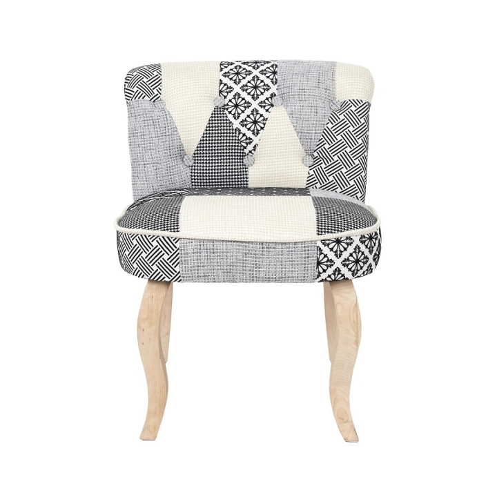 Krzesło Eleonora szara patchwork - Intesi