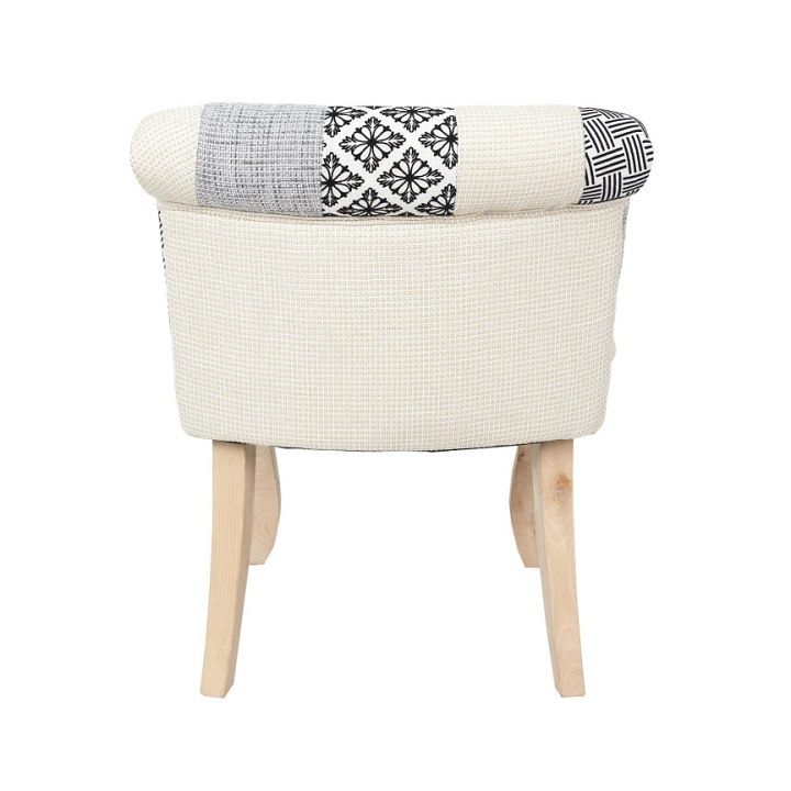 Krzesło Eleonora szara patchwork - Intesi