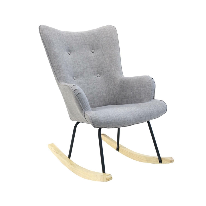 Fotel bujany Helsinki szary - Intesi
