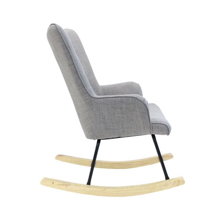 Fotel bujany Helsinki szary - Intesi