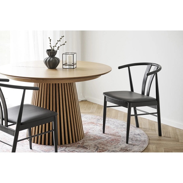 Krzesło Artenara czarne/ czarne PU ( Rozmiar: uniwersalny )