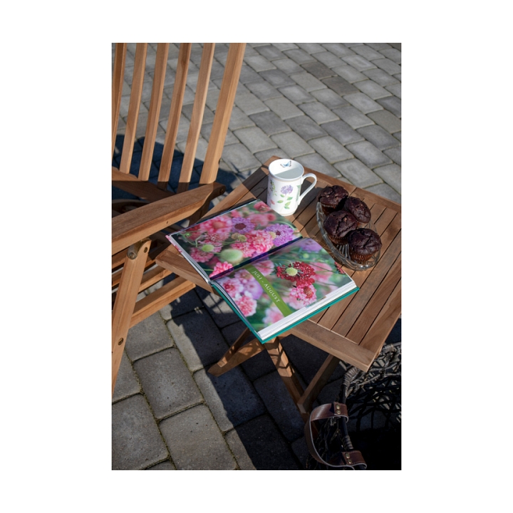 Stolik pomocniczy Bilbao 50x50cm naturalny tekowy - House Nordic