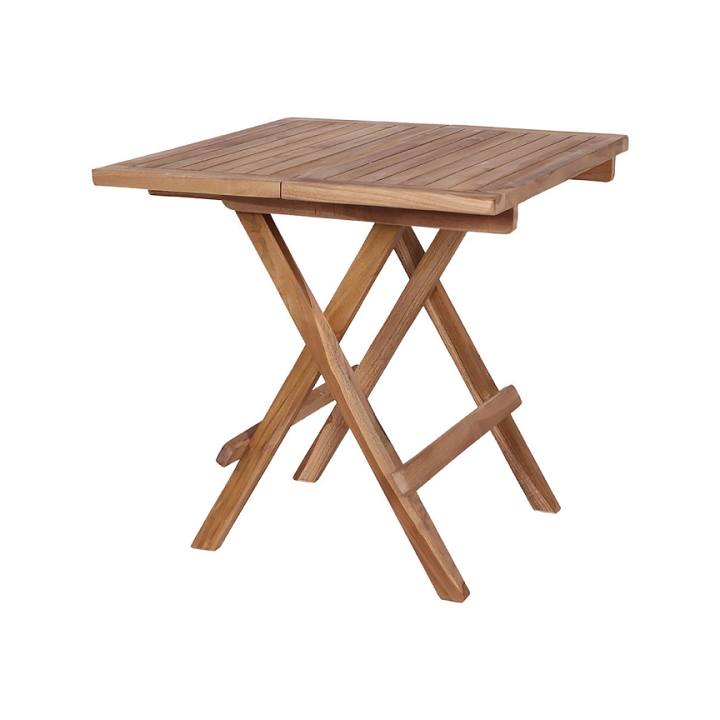 Stolik pomocniczy Bilbao 50x50cm naturalny tekowy - House Nordic
