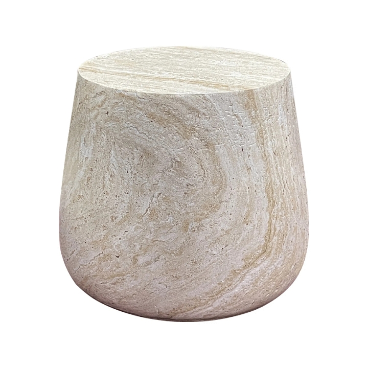Stolik kawowy Bonn 47cm kamień - House Nordic
