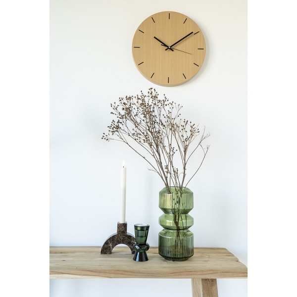 Konsola Girona z drewna tekowego w stylu boho do przedpokoju i salonu, wąski stolik przyścienny ( Rozmiar: uniwersalny )