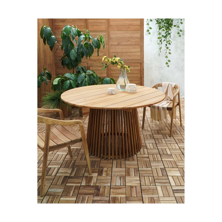 Stół Lorca 120cm tekowy naturalny - House Nordic