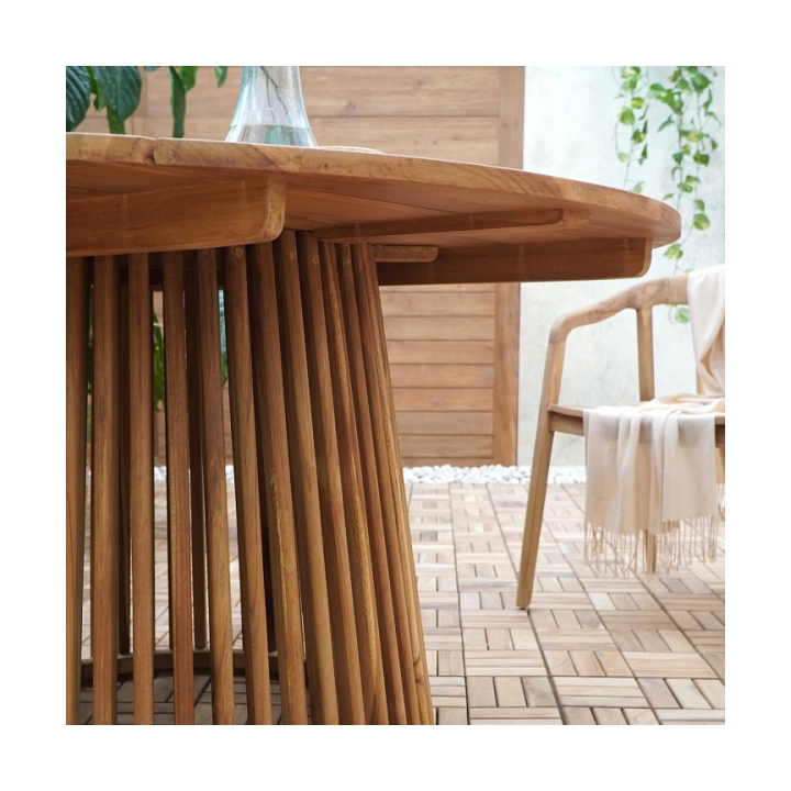 Stół Lorca 120cm tekowy naturalny - House Nordic