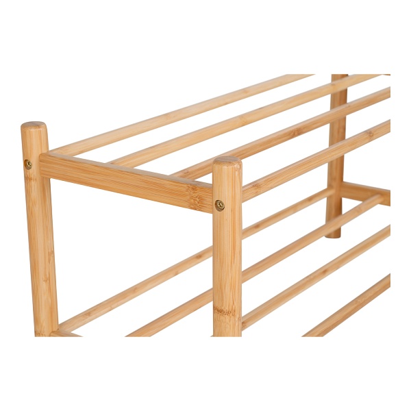 Półka na buty Manaus Intesi bambusowa naturalna do przedpokoju minimalistyczna 70 cm ( Rozmiar: uniwersalny )