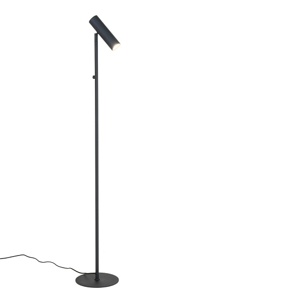 Lampa stojąca Paris czarna nowoczesna stalowa do salonu i sypialni Intesi 150 cm ( Rozmiar: uniwersalny )