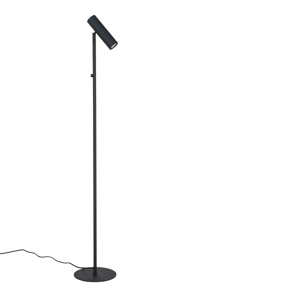 Lampa stojąca Paris czarna nowoczesna stalowa do salonu i sypialni Intesi 150 cm ( Rozmiar: uniwersalny )