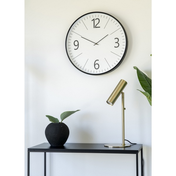 Lampka nocna LED Paris złota nowoczesna stalowa do sypialni i salonu Intesi 47 cm ( Rozmiar: uniwersalny )