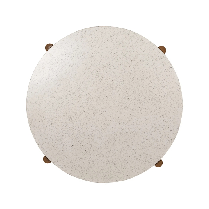 Stół Terracina 120cm akacja/terrazzo - House Nordic