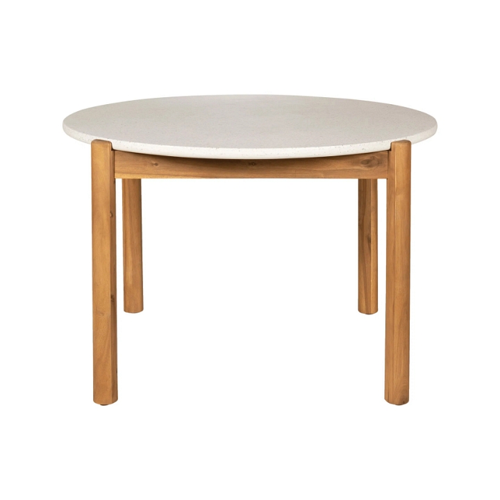 Stół Terracina 120cm akacja/terrazzo - House Nordic