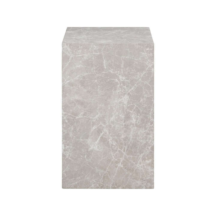 Stolik kawowy Prague 30x30cm szary marmur - House Nordic
