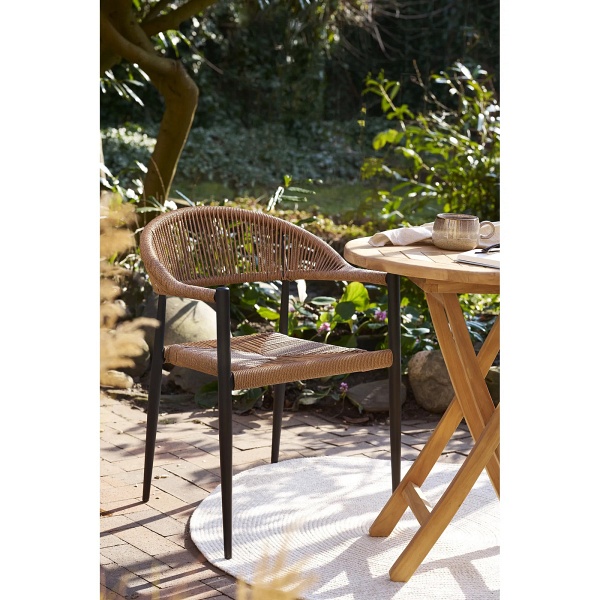 Krzesło Canari technorattan obrotowe z podłokietnikami do jadalni ( Rozmiar: uniwersalny )