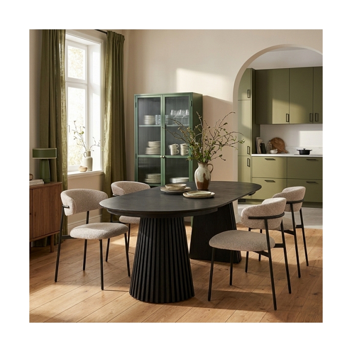 Stół rozkładany Osaka 120/200cm dąb czarny - House Nordic ApS