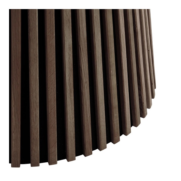 Stół okrągły do jadalni Osaka 140 cm dąb dymiony nowoczesny na jednej nodze House Nordic ( Rozmiar: uniwersalny )