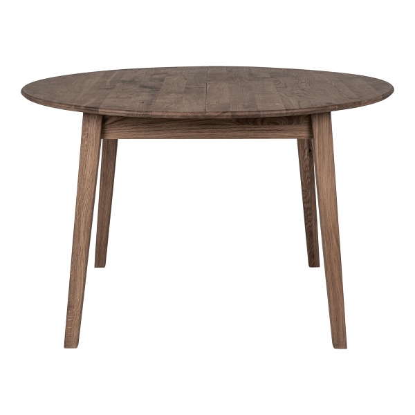 Stół okrągły rozkładany Metz dąb dymiony do jadalni 118–158 cm ( Rozmiar: uniwersalny )