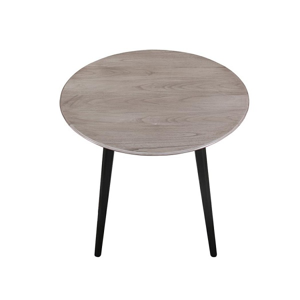 Stół okrągły rozkładany Drop 90 cm loft do kuchni i jadalni Intesi ( Rozmiar: uniwersalny )